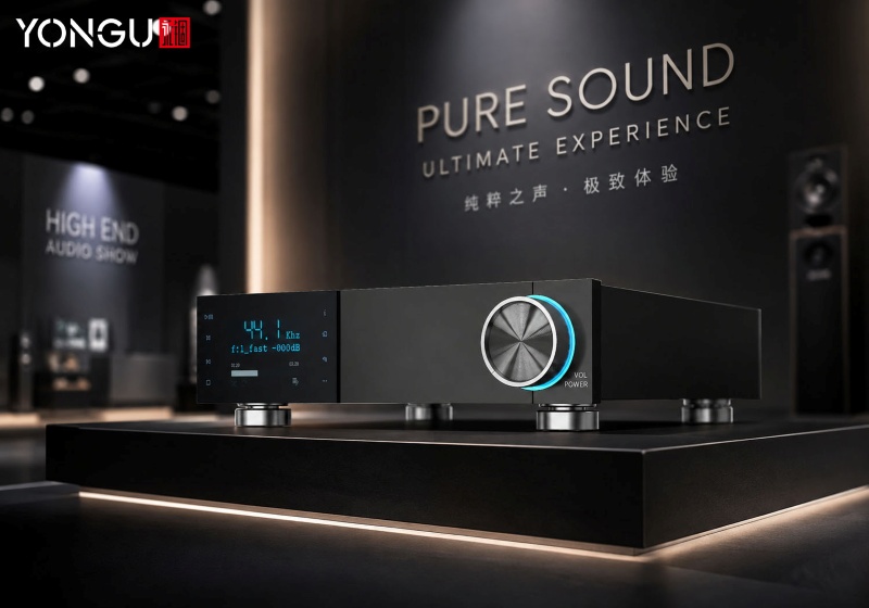 HiFi解码功放一体机外壳设计定制案例