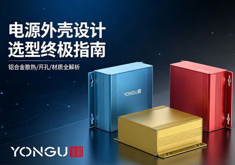 电源外壳设计选型终极指南：铝合金散热、开孔、材质全解析