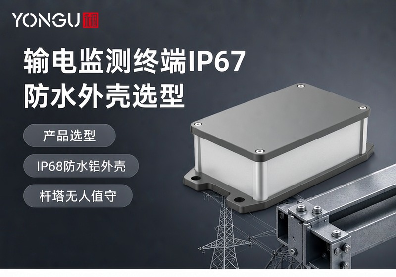 输电监测终端IP67防水外壳选型