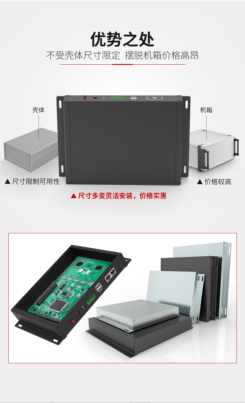 仪表仪器非标定制铝合金机箱