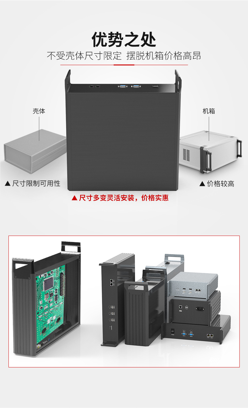 电子设备非标定制铝合金机箱