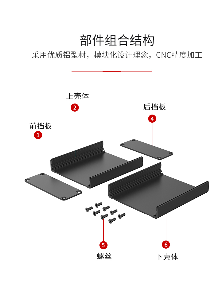 PCB板铝合金外壳