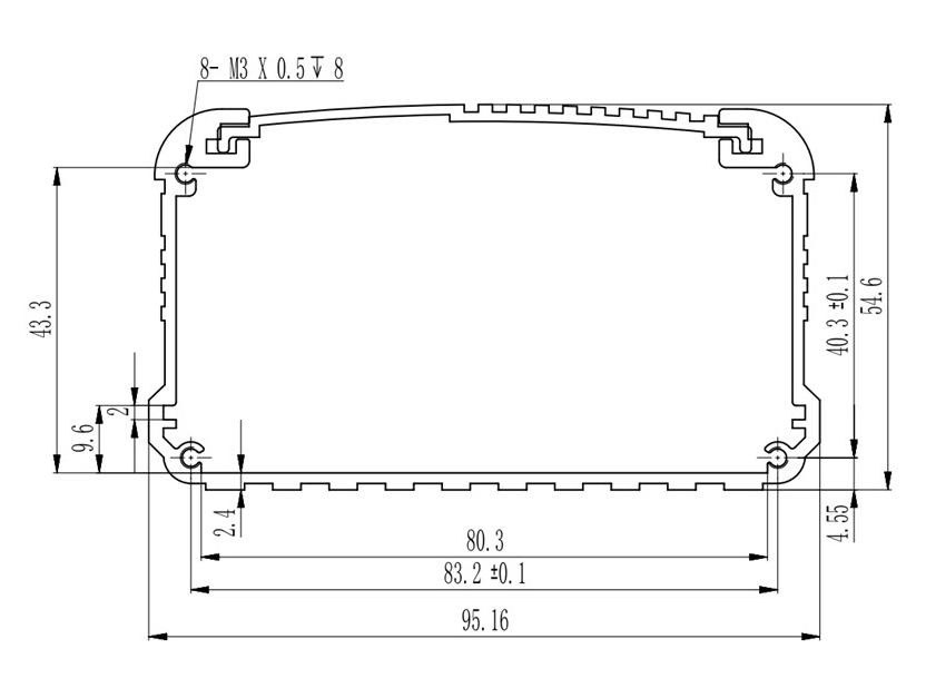 铝合金外壳