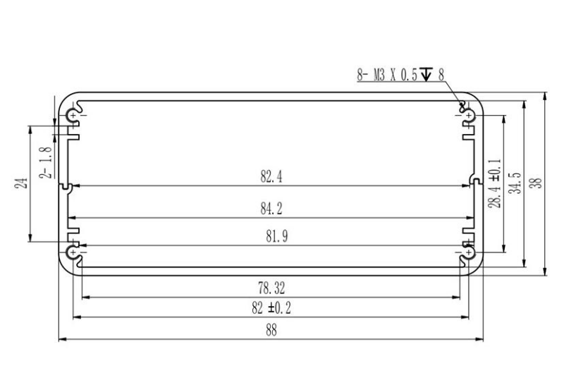 铝型材外壳结构