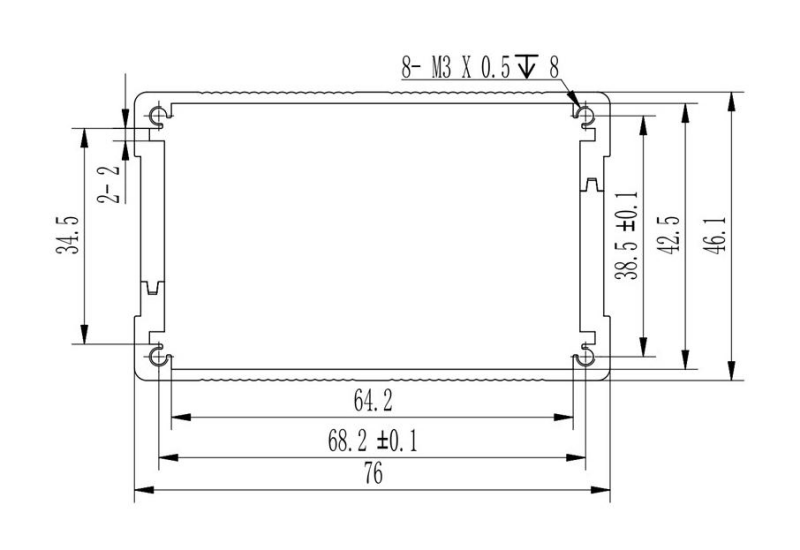 铝型材外壳结构