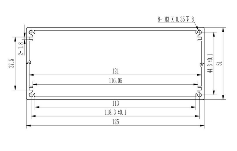 铝合金外壳结构