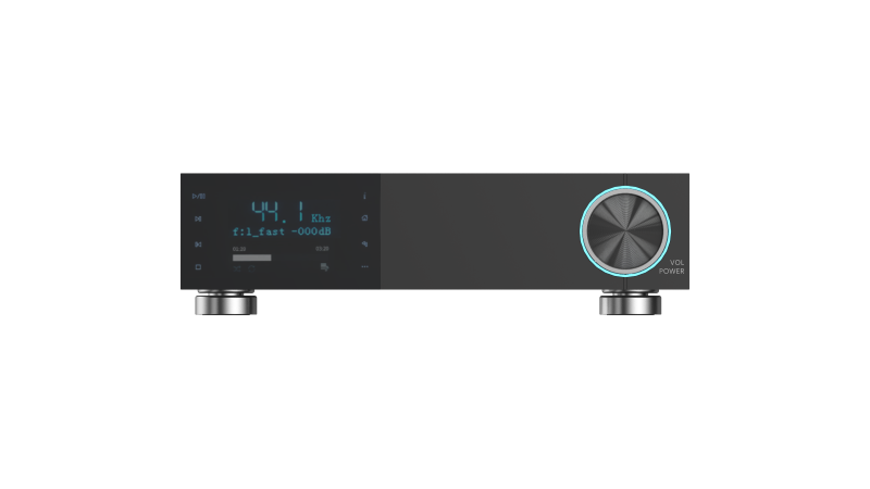 HiFi 解码功放一体机外壳 前面板设计