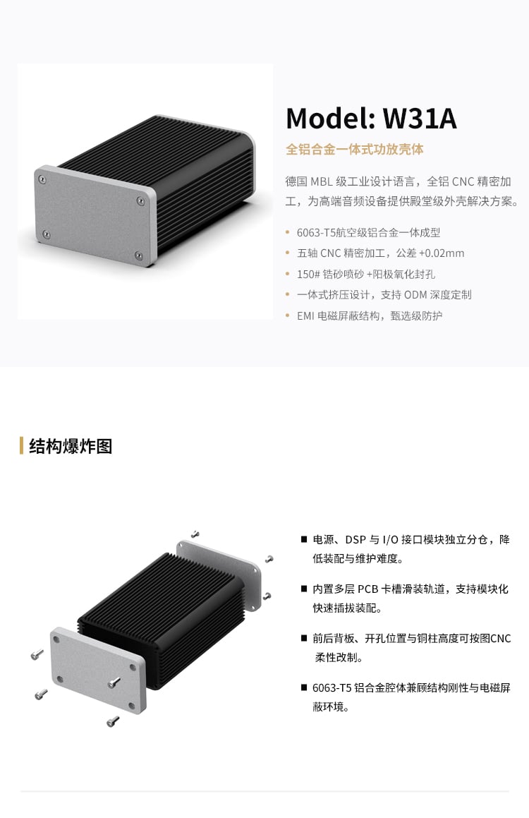 桌面耳放外壳