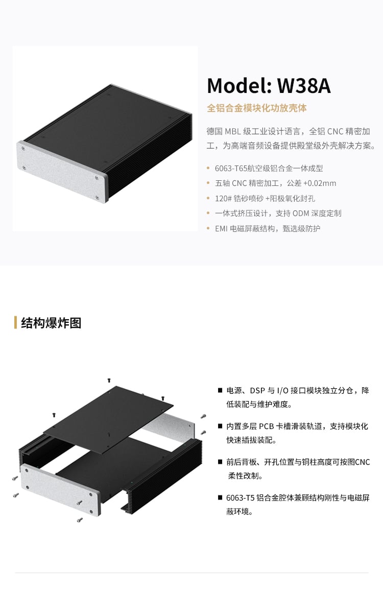 光纤同轴解码器<a href=https://www.yonggubox.com target='_blank'>铝外壳</a>