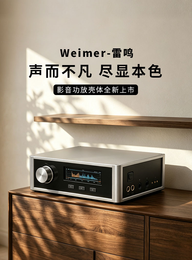 电子管解码器铝合金壳体