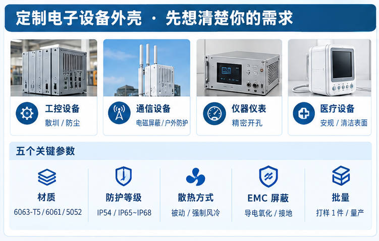 定制电子设备外壳需求